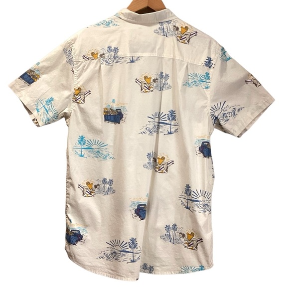 O’Neill Men’s Modern Fit Surf Graphic Button Down Short Sleeve Shirt, Size XL - Picture 9 of 11